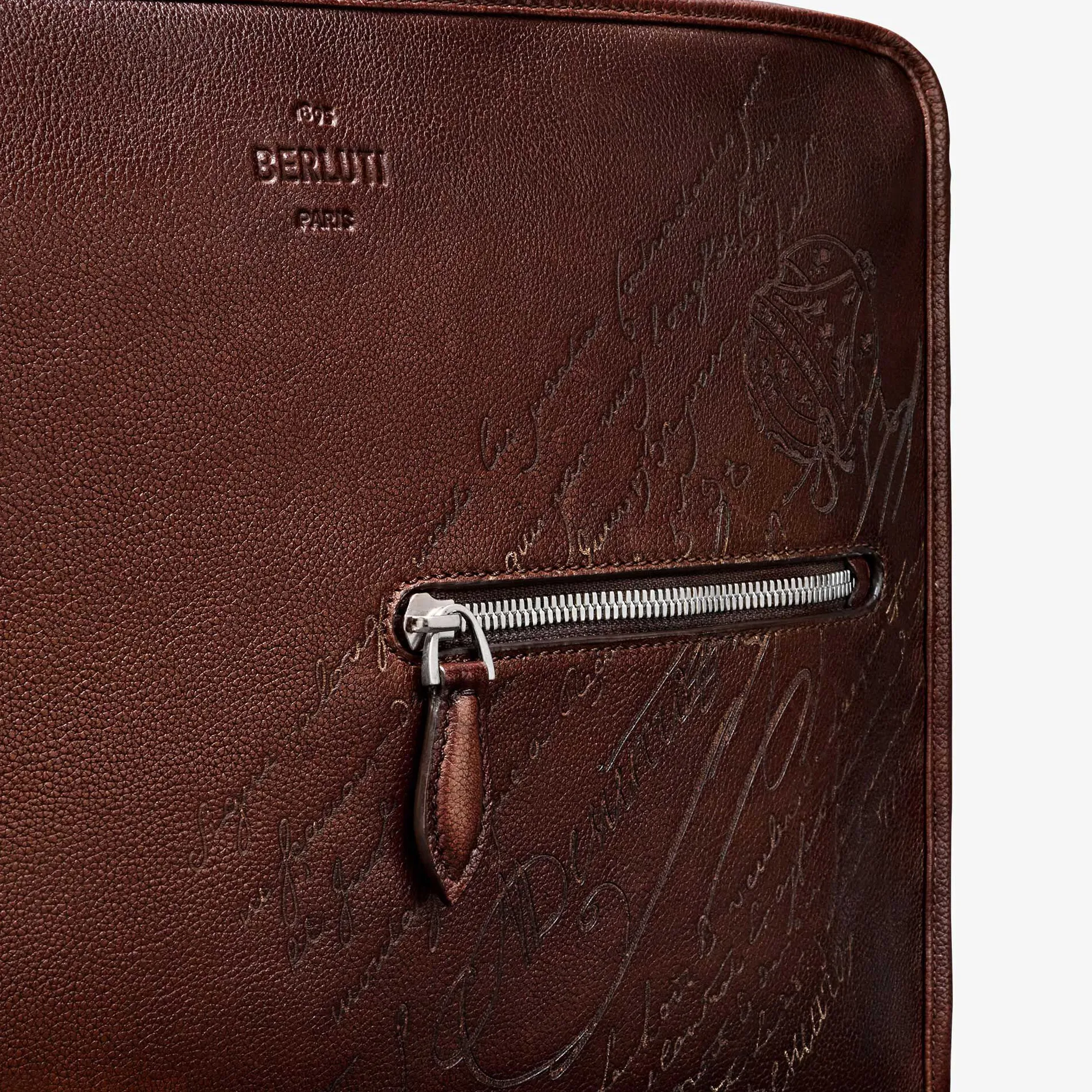 Berluti Sac Bandouli&egrave;re Journalier XL En Cuir Scritto | Sacs Bandoulière