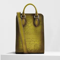 Berluti Sac Bandouli&egrave;re Premier Jour Gulliver En Cuir Scritto | Sacs Bandoulière | Sacs À Dos