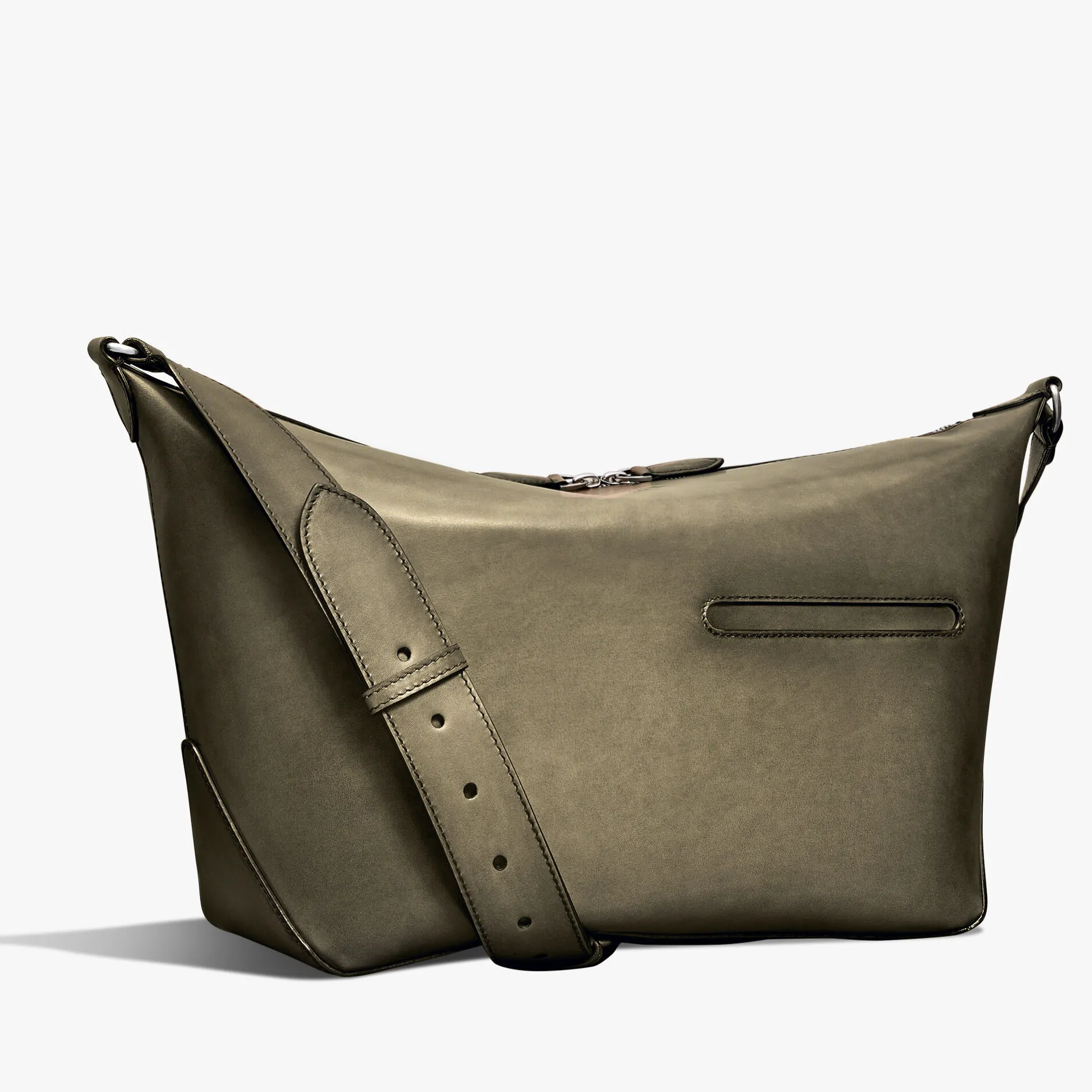 Berluti Sac Bandouli&egrave;re Toujours Soft Zipped Hobo En Cuir | Sacs Bandoulière