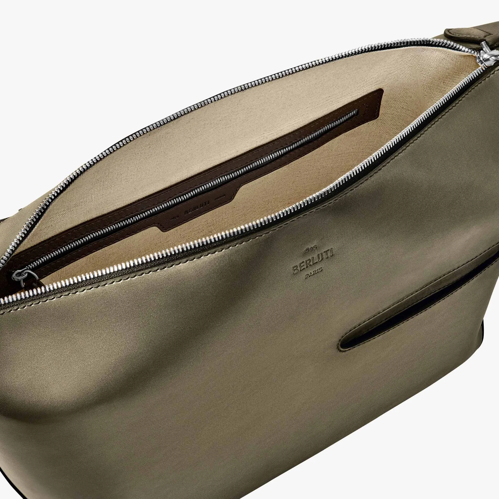 Berluti Sac Bandouli&egrave;re Toujours Soft Zipped Hobo En Cuir | Sacs Bandoulière