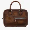 Berluti Sac Bandouli&egrave;re Un Jour Gulliver En Cuir Scritto | Sacs Bandoulière | Pochettes