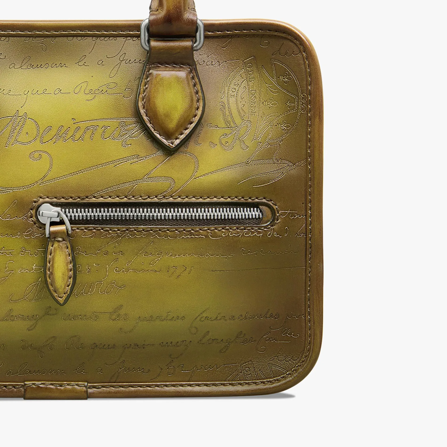 Berluti Sac Bandouli&egrave;re Un Jour Gulliver En Cuir Scritto | Sacs Bandoulière | Pochettes