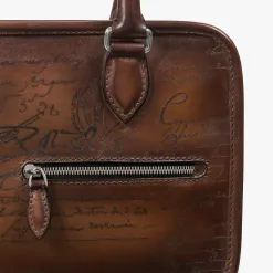 Berluti Sac Bandouli&egrave;re Un Jour Gulliver En Cuir Scritto | Sacs Bandoulière | Pochettes