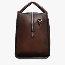 Berluti Sac De Voyage Overnight En Cuir Scritto | Sacs De Voyage