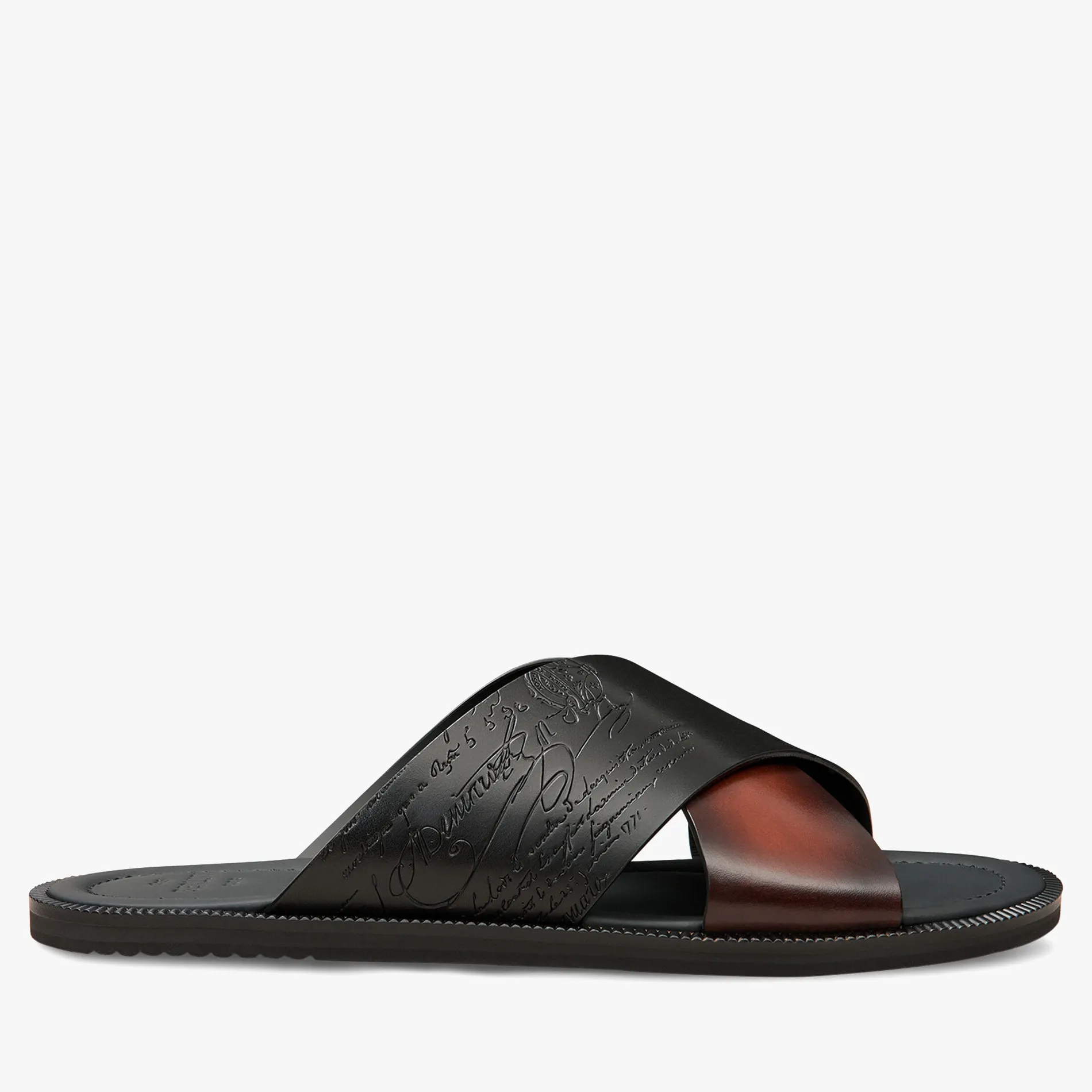 Berluti Sandale Sifnos En Cuir Scritto | Sandales