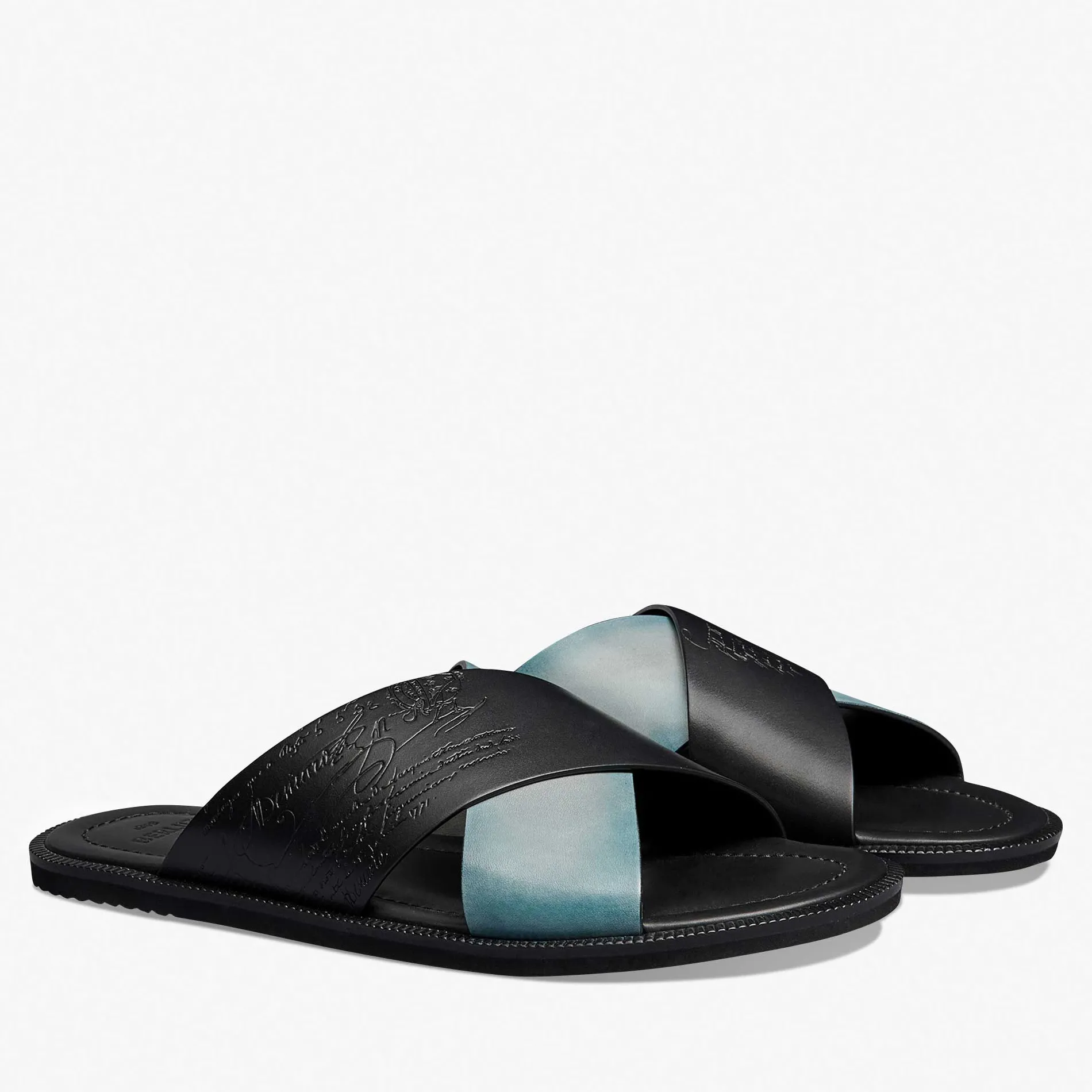 Berluti Sandale Sifnos En Cuir Scritto | Sandales