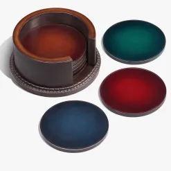 Berluti Set de Dessous de Verre en Cuir | Objets, High-tech & Lifestyle