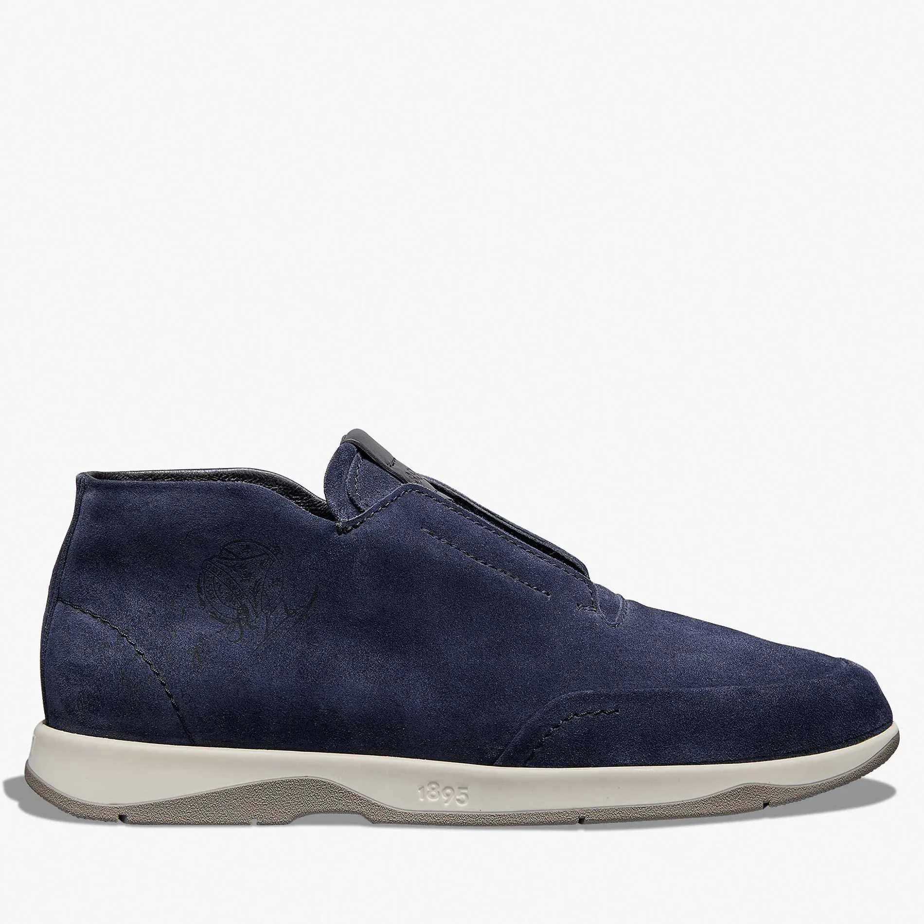 Berluti Slip On Échappée En Suède Scritto | Bottines