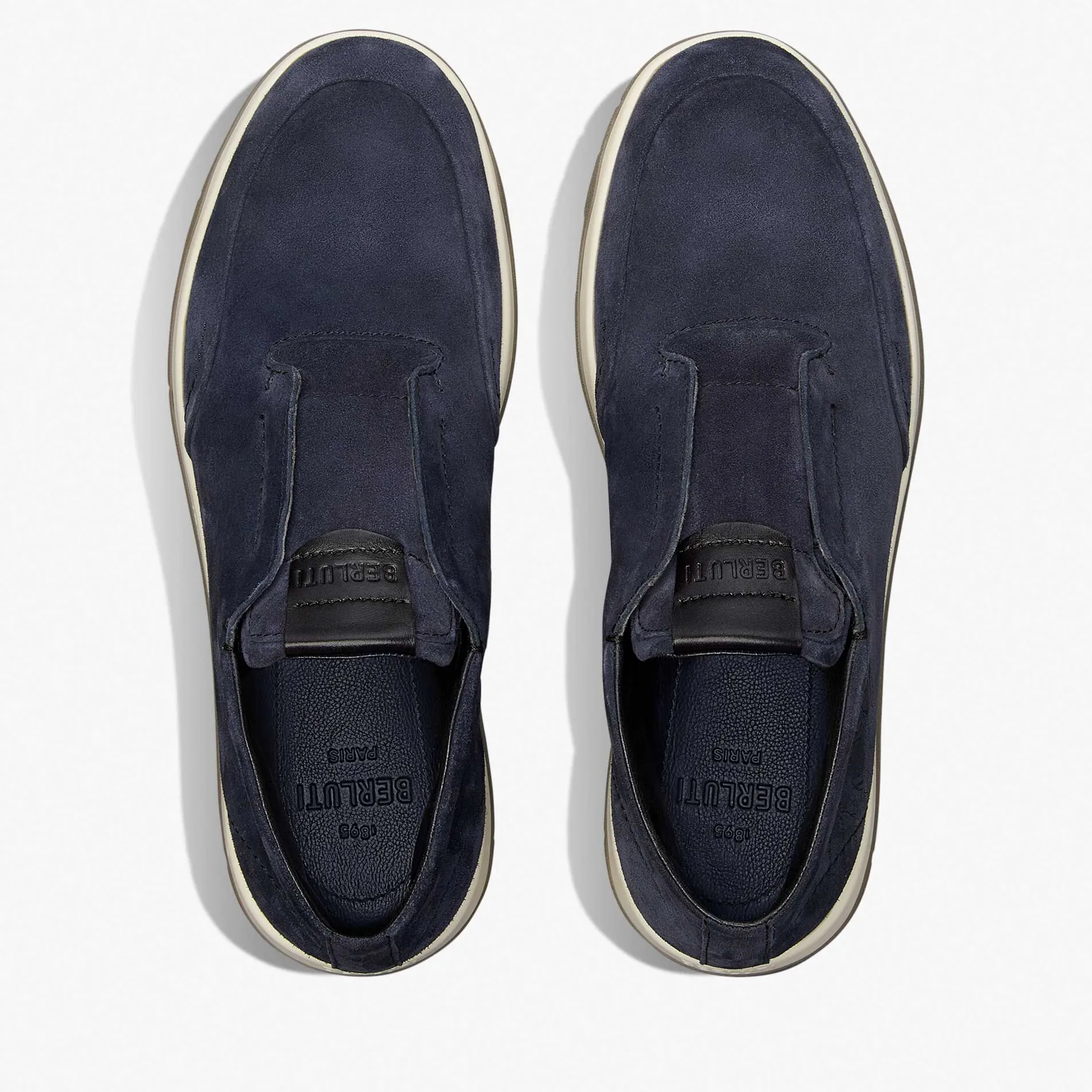 Berluti Slip On &Eacute;chapp&eacute;e En Su&egrave;de Scritto | Bottines