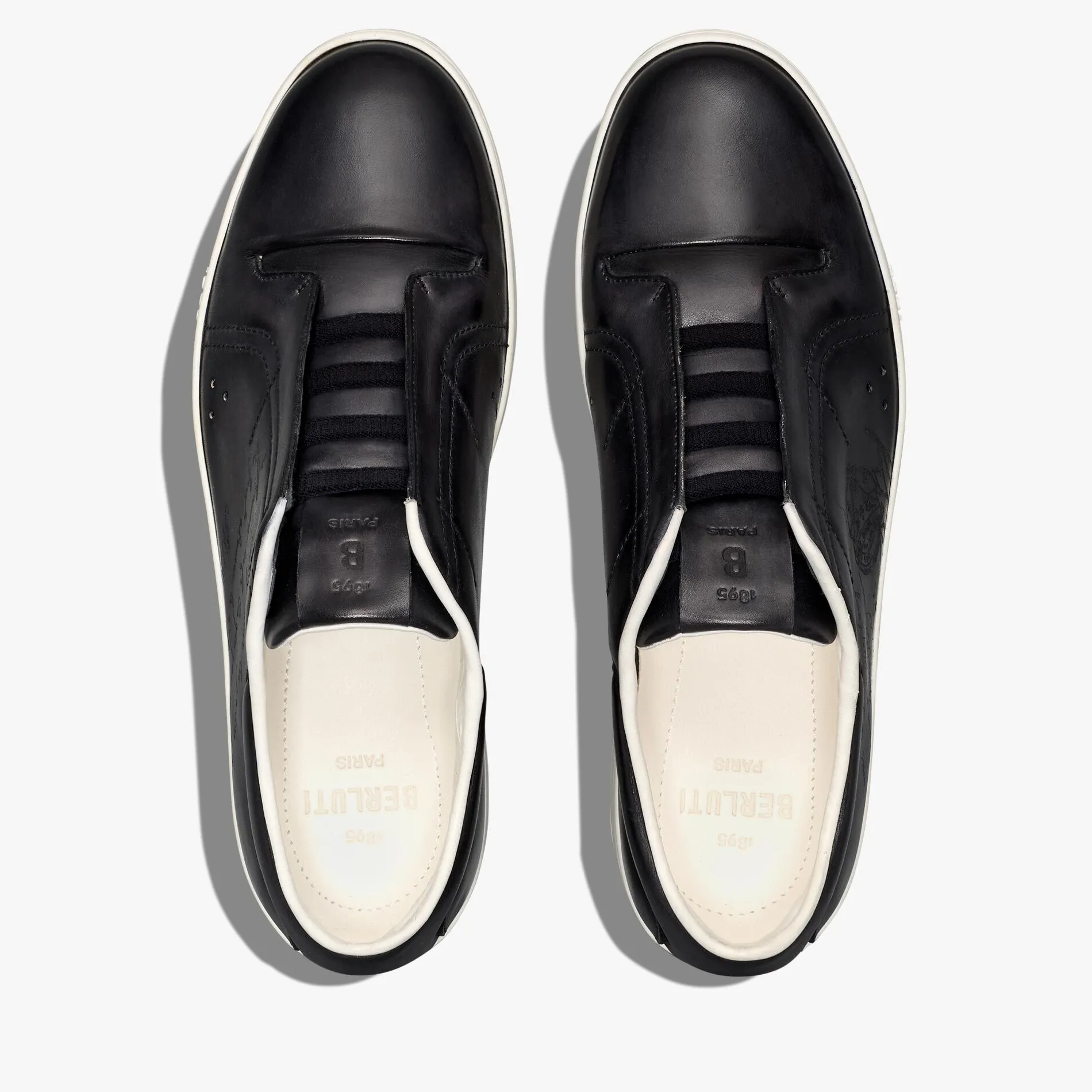 Berluti Slip On Playtime En Cuir Scritto | Sneakers