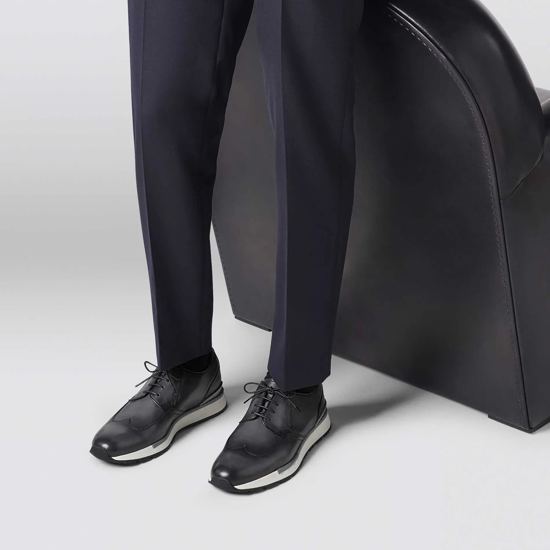 Berluti Sneaker Fast Track En Cuir De Veau Glac&eacute; | Richelieus & Derbies | Sneakers