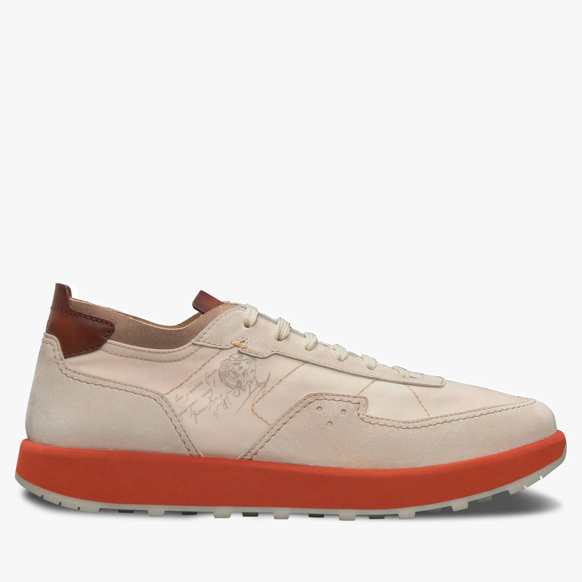 Berluti Sneaker Light Track En Veau Velours Et Nylon | Sneakers