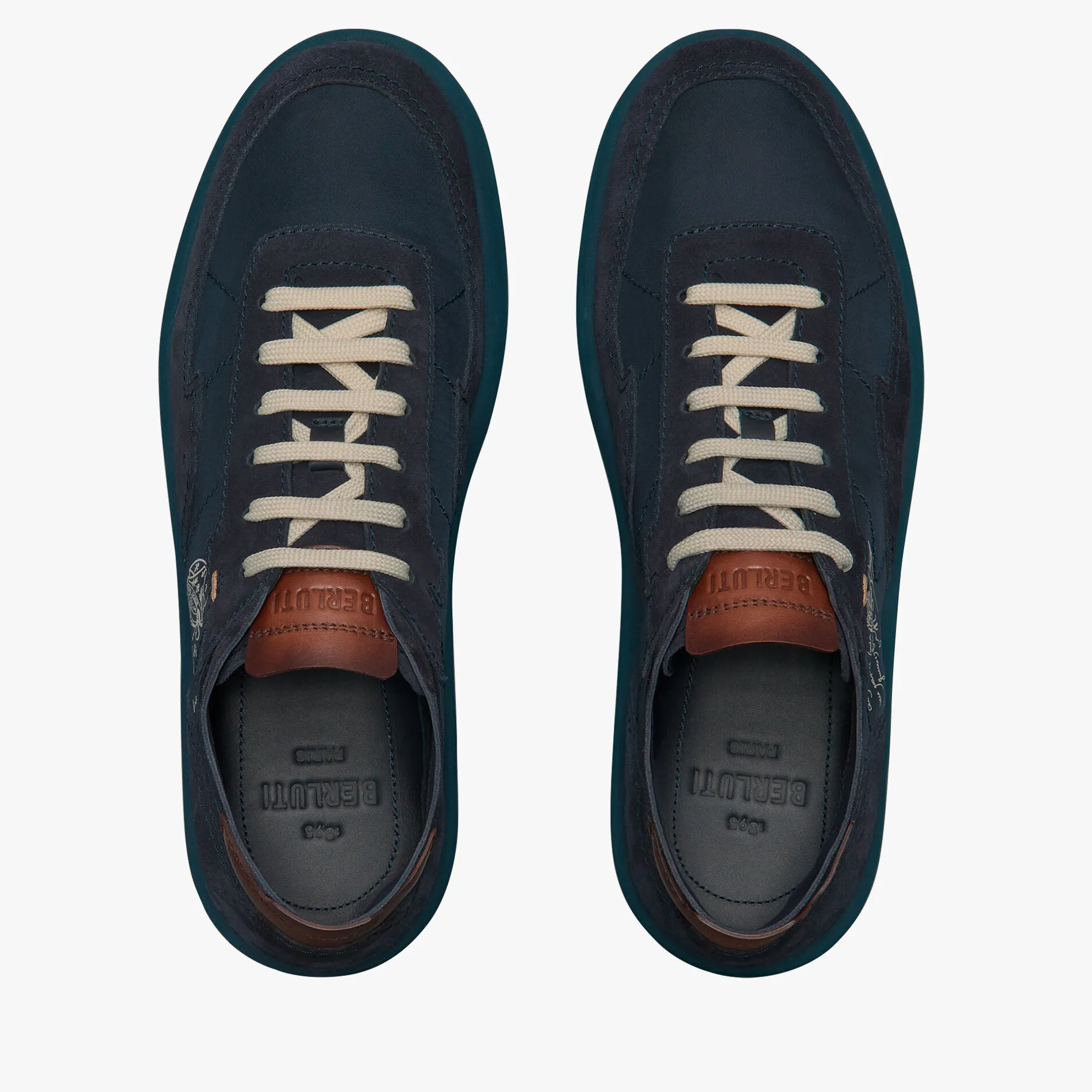 Berluti Sneaker Light Track En Veau Velours Et Nylon | Sneakers