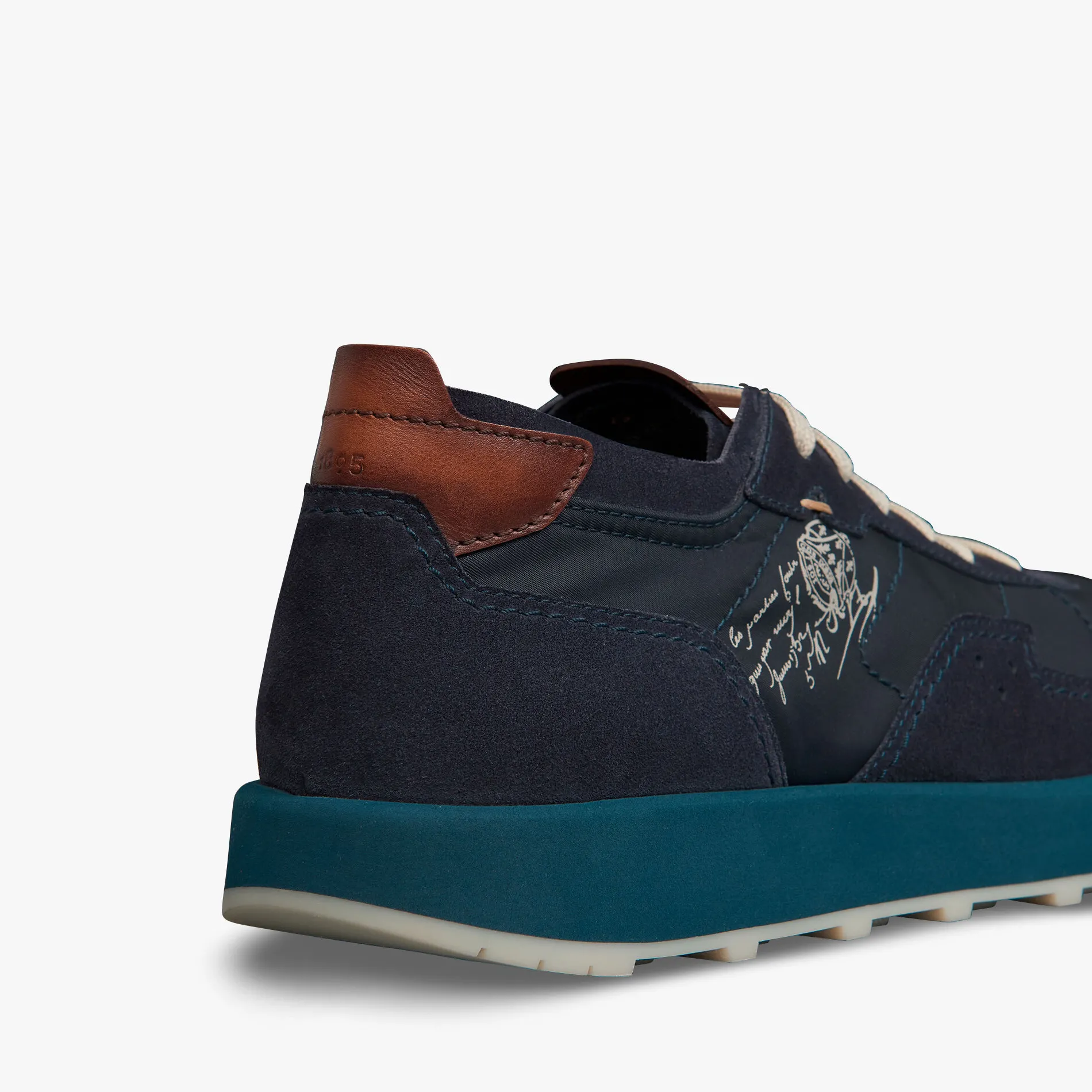 Berluti Sneaker Light Track En Veau Velours Et Nylon | Sneakers