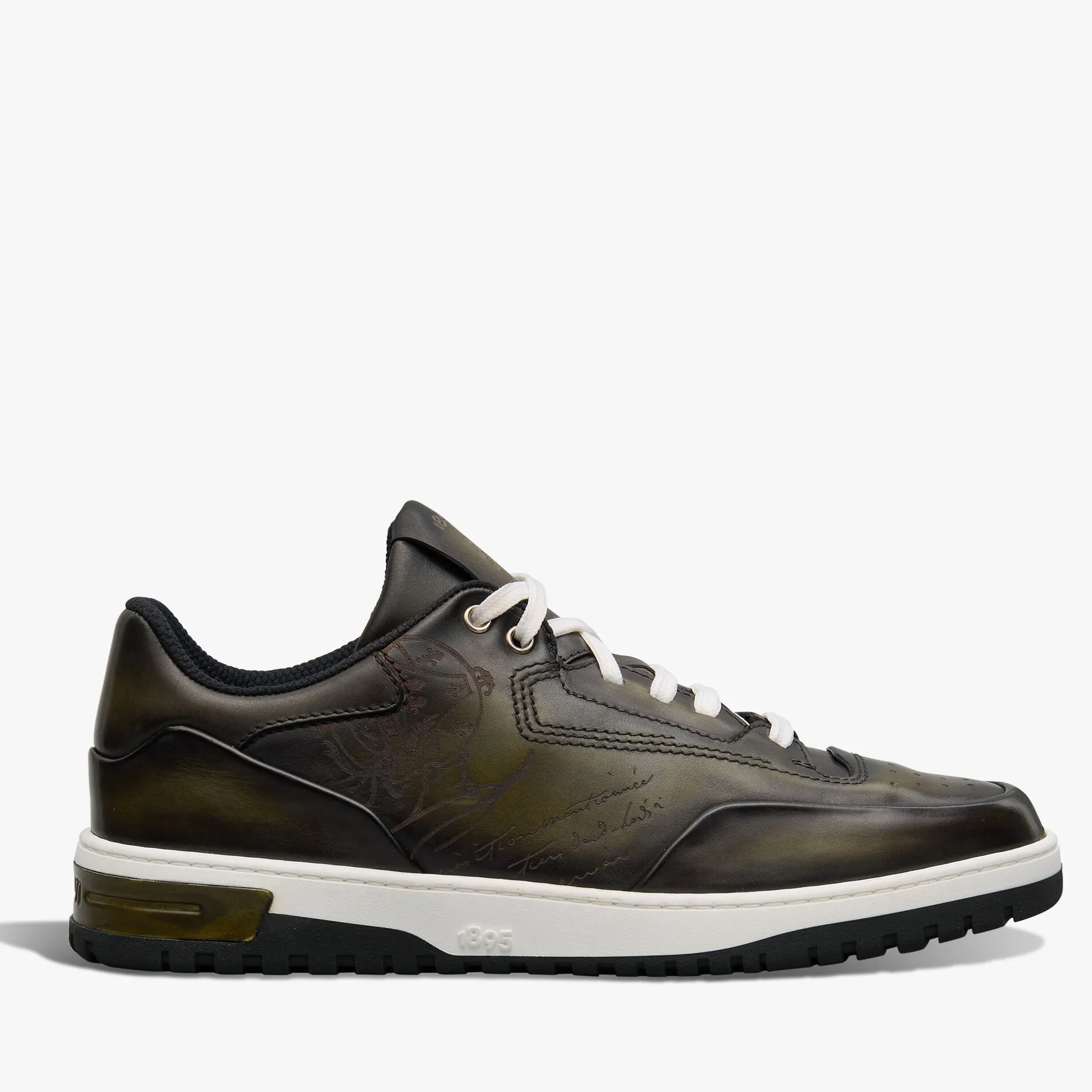 Berluti Sneaker Playoff En Cuir De Veau Venezia Scritto | Sneakers