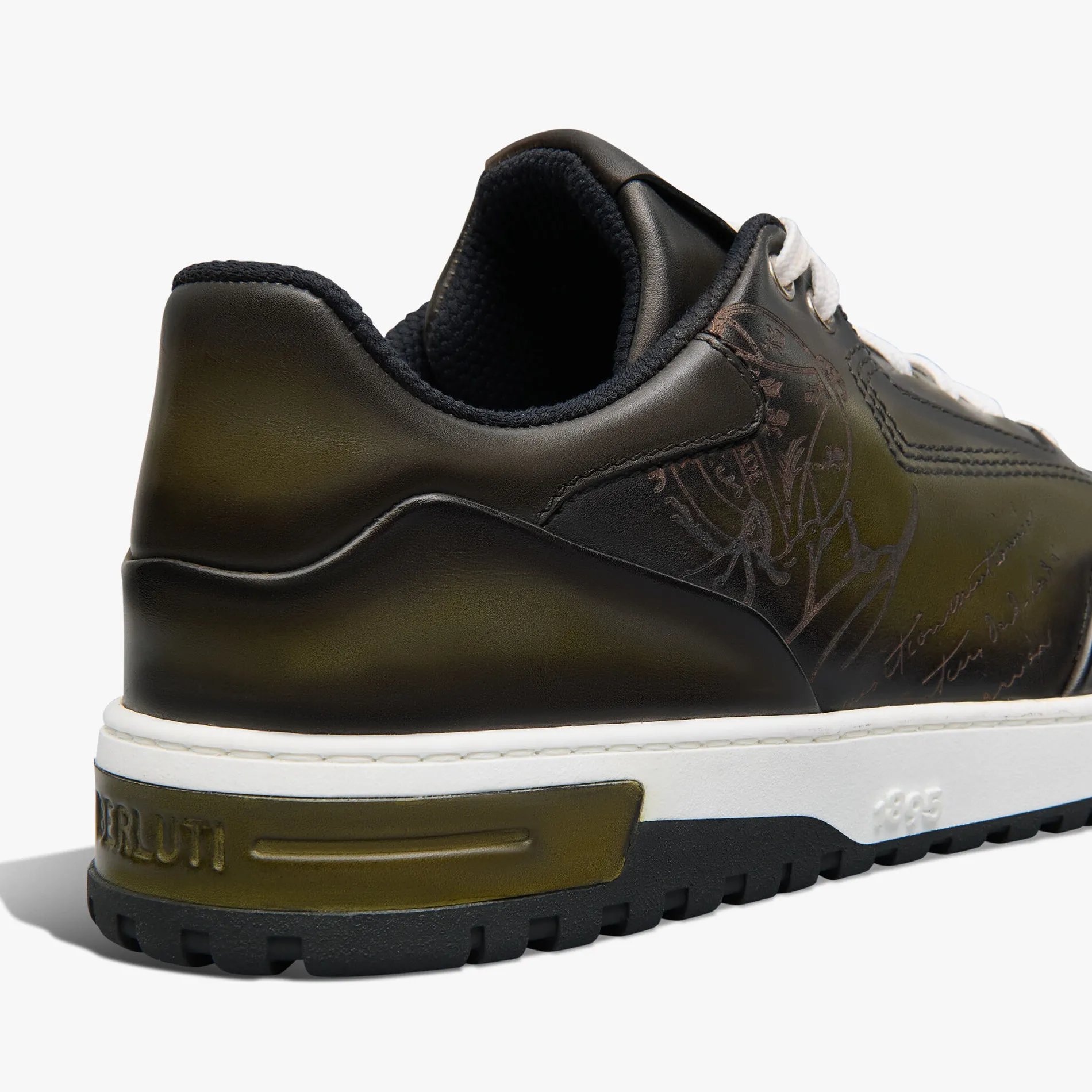 Berluti Sneaker Playoff En Cuir De Veau Venezia Scritto | Sneakers