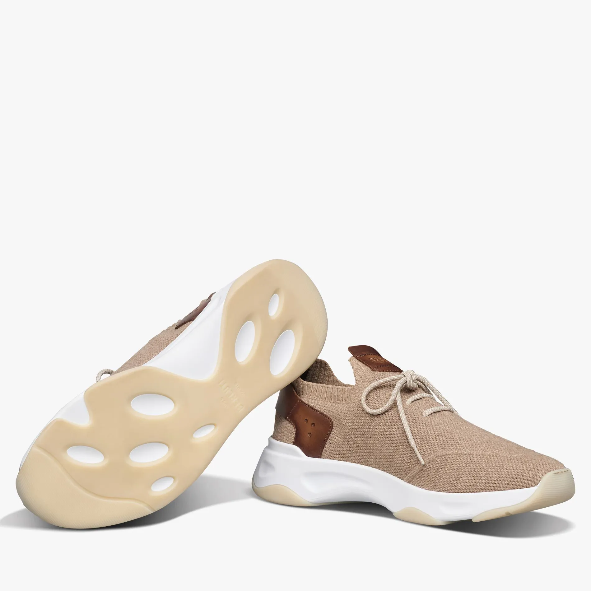 Berluti Sneaker Shadow En Cachemire Et Cuir | Sneakers | Shadow