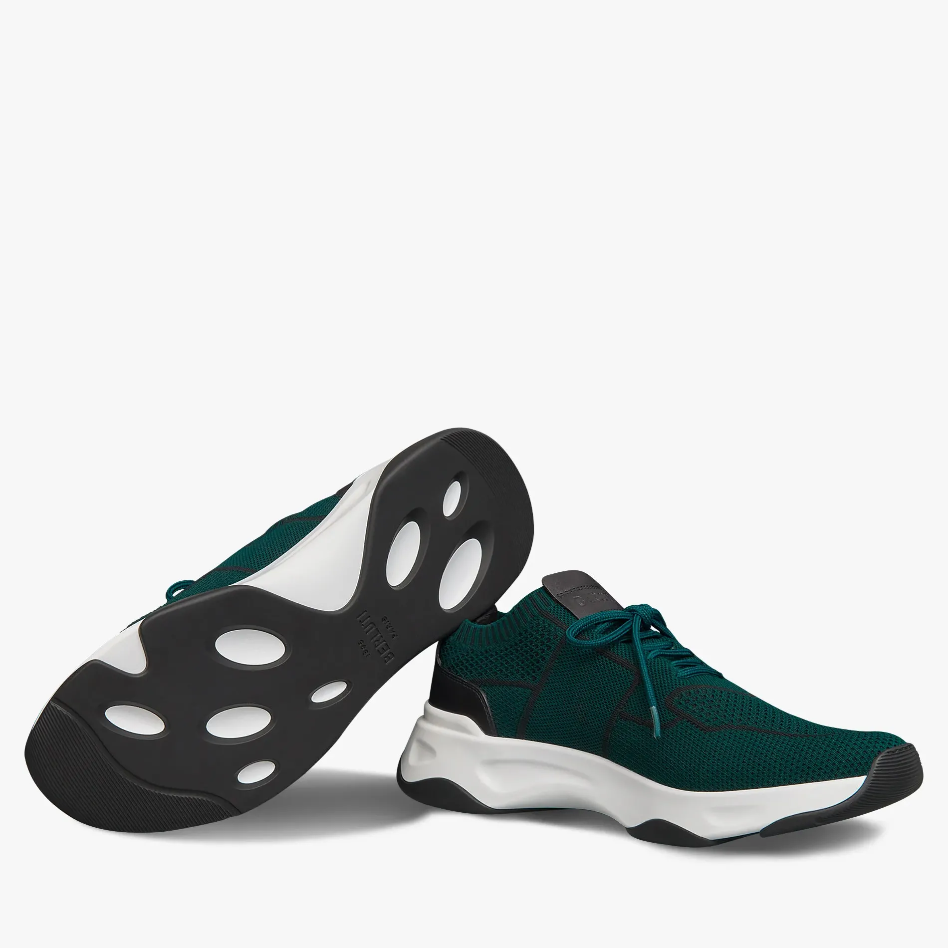 Berluti Sneaker Shadow En Maille Et Cuir | Sneakers | Shadow