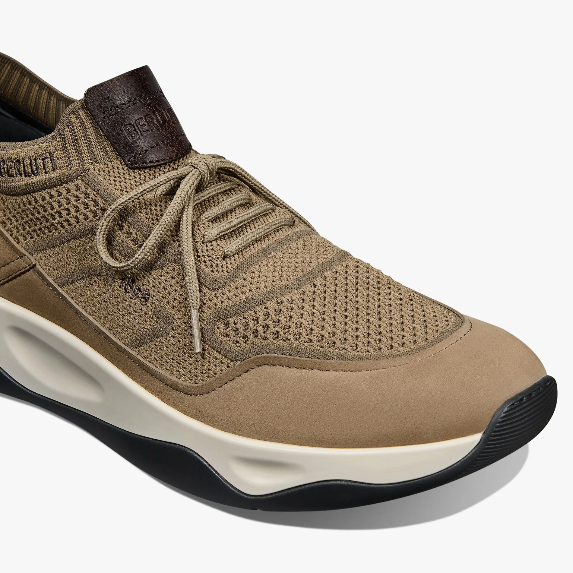Berluti Sneaker Shadow En Maille Et Cuir Nubuck | Sneakers | Shadow