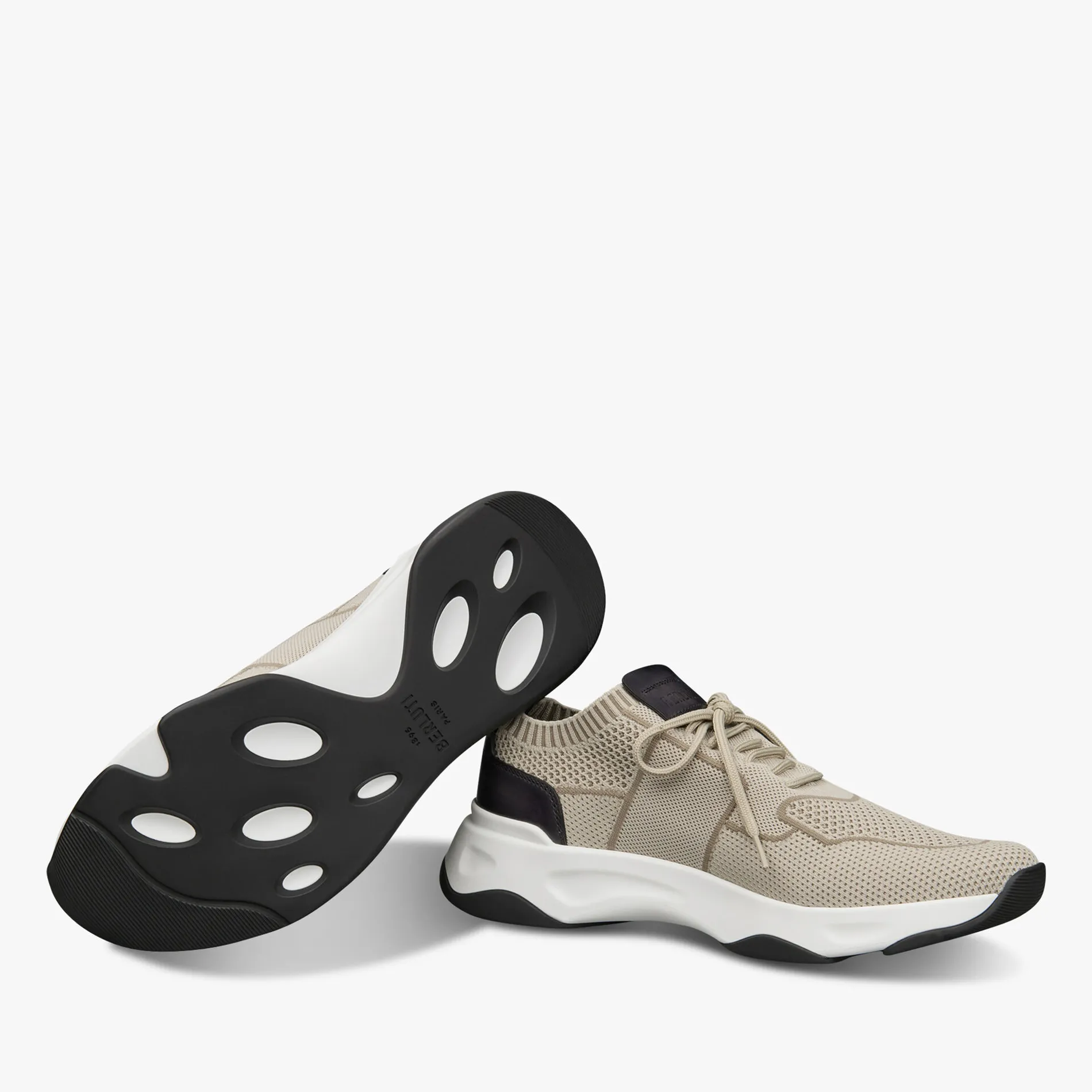 Berluti Sneaker Shadow En Maille Et Cuir | Sneakers | Shadow