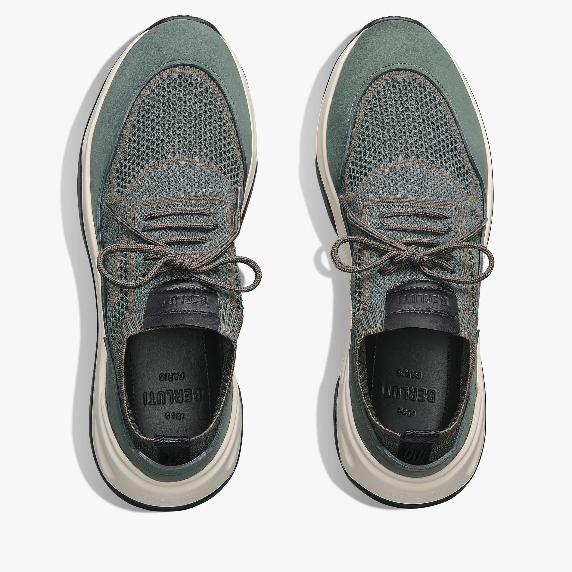 Berluti Sneaker Shadow En Maille Scritto Et Cuir Nubuck | Sneakers | Shadow