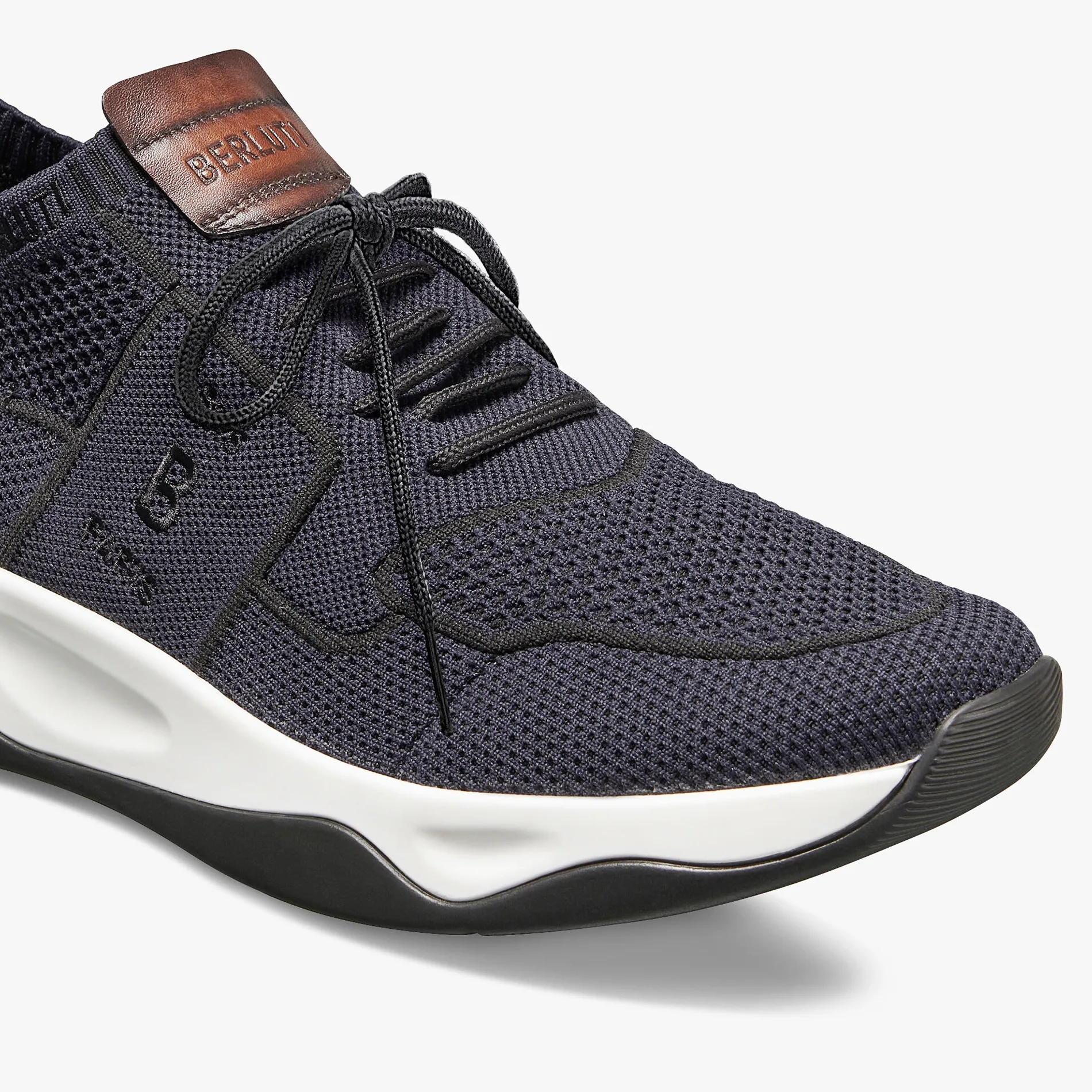 Berluti Sneaker Shadow En Maille Et Cuir | Sneakers | Shadow