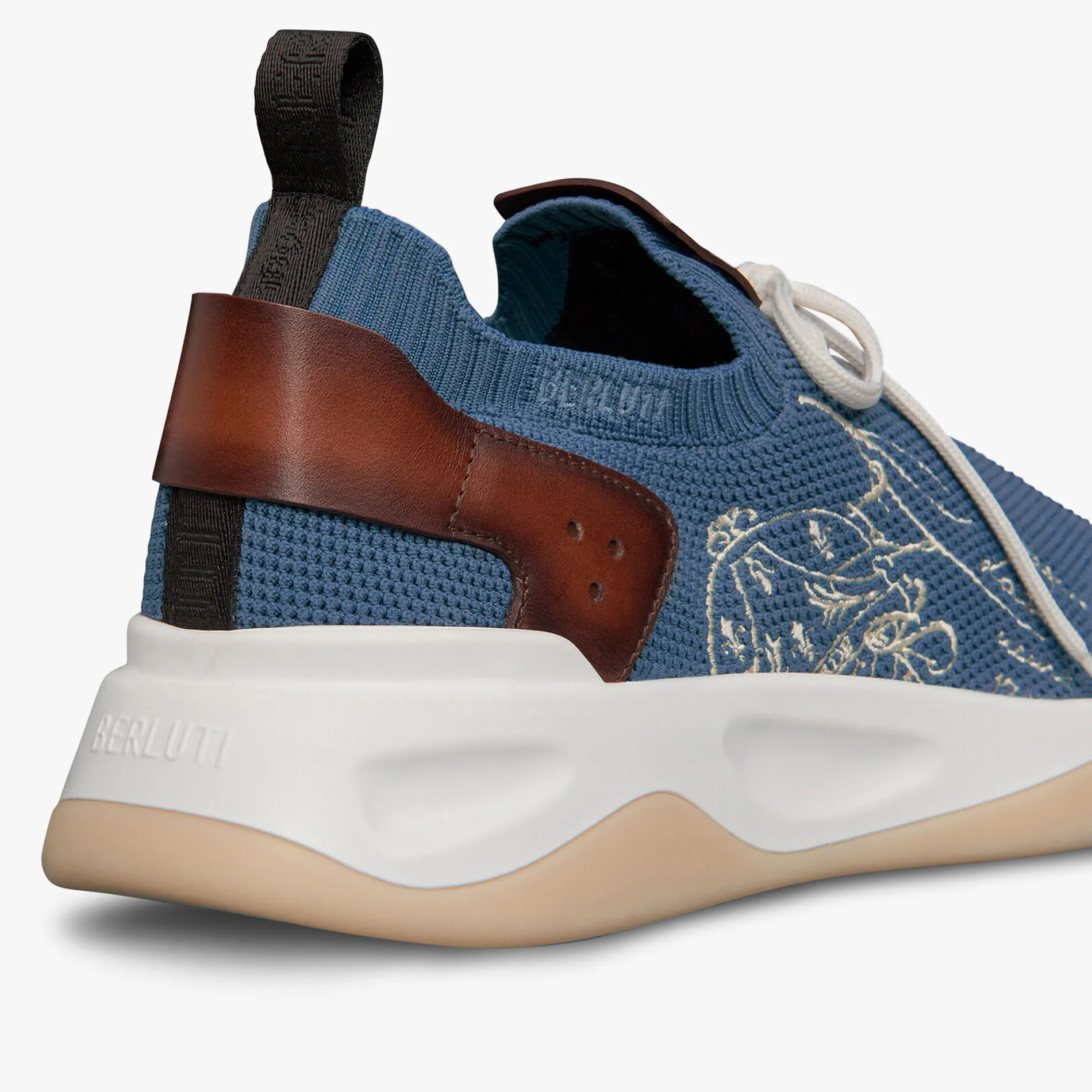 Berluti Sneaker Shadow En Maille et Cuir | Sneakers | Shadow