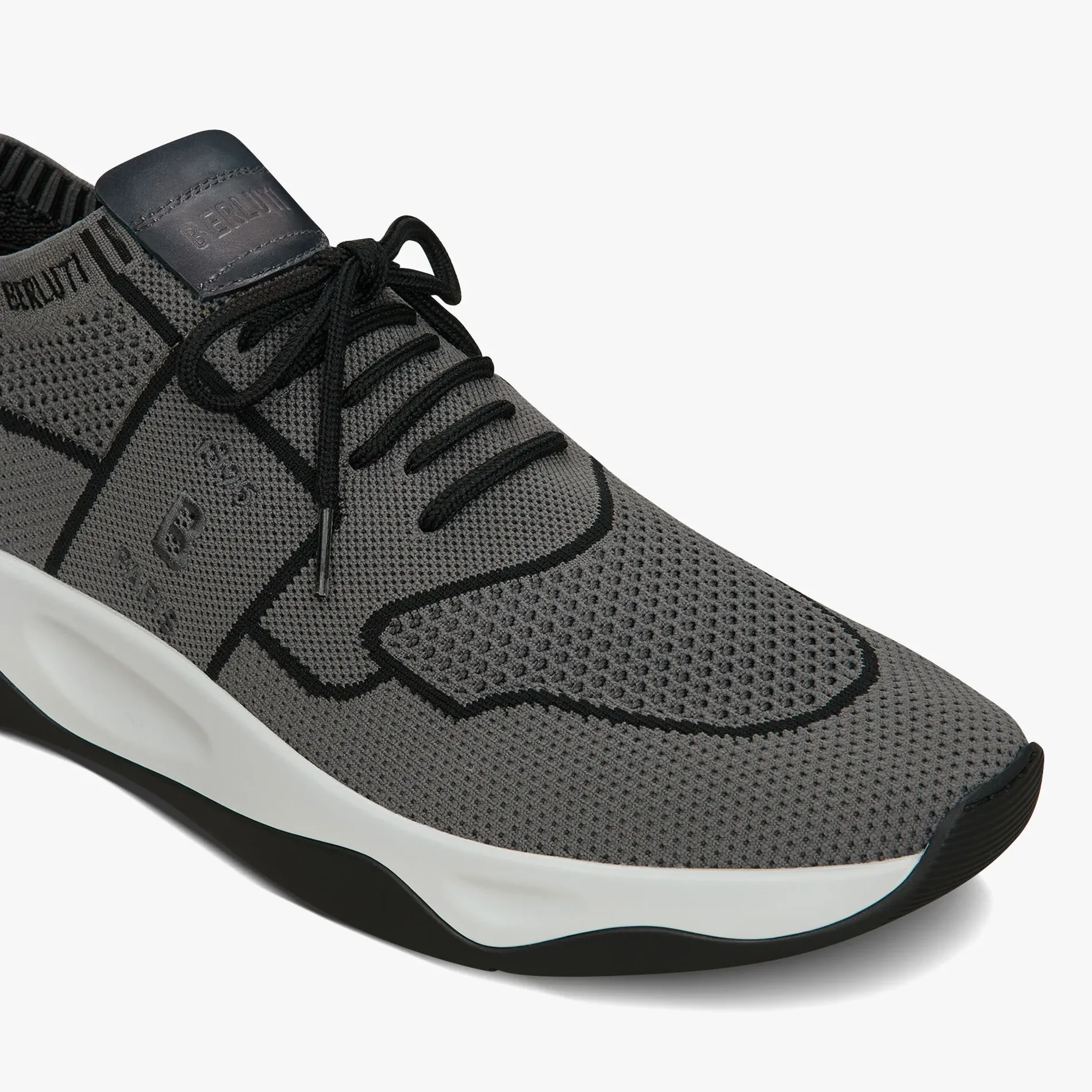 Berluti Sneaker Shadow En Maille Et Cuir | Sneakers | Shadow