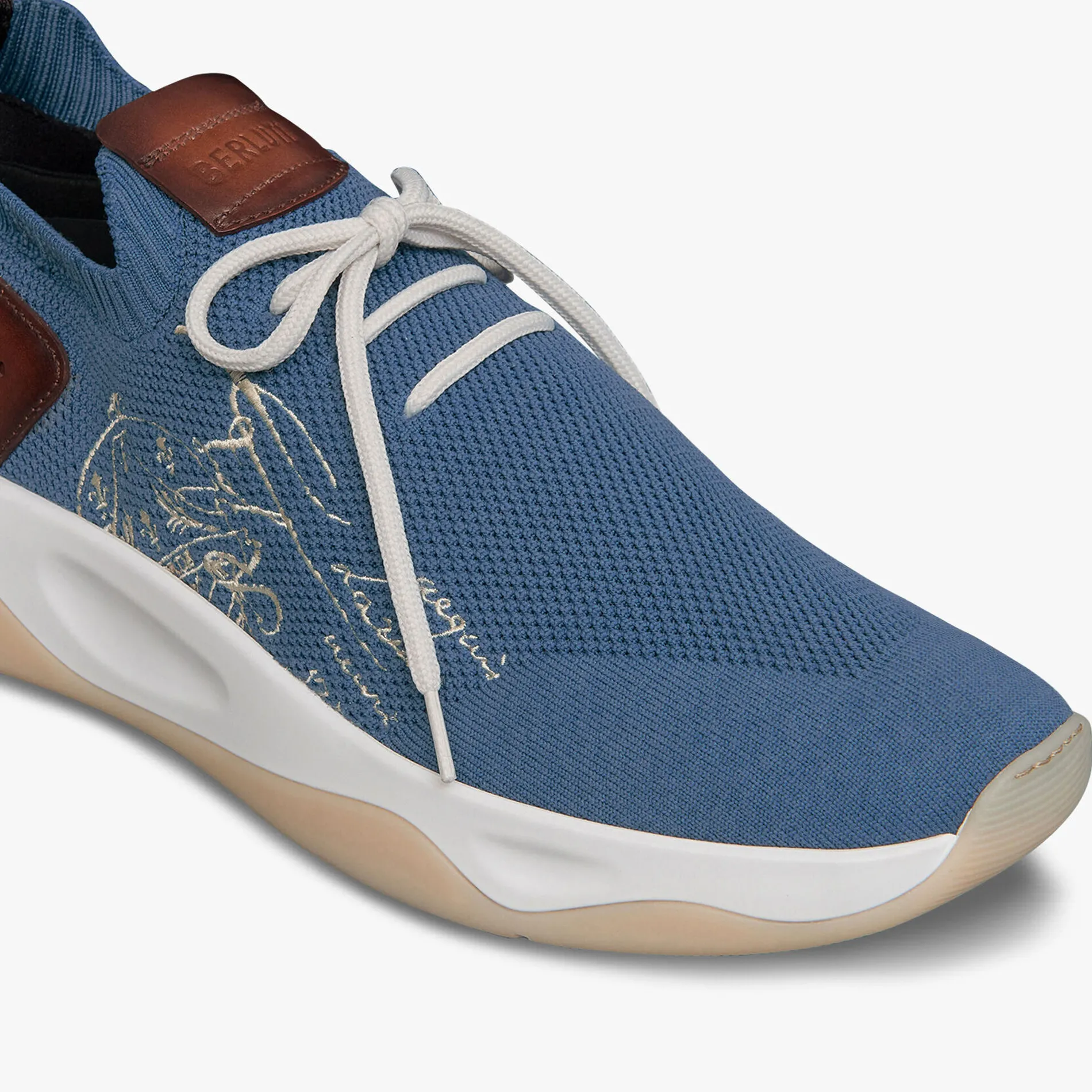 Berluti Sneaker Shadow En Maille et Cuir | Sneakers | Shadow
