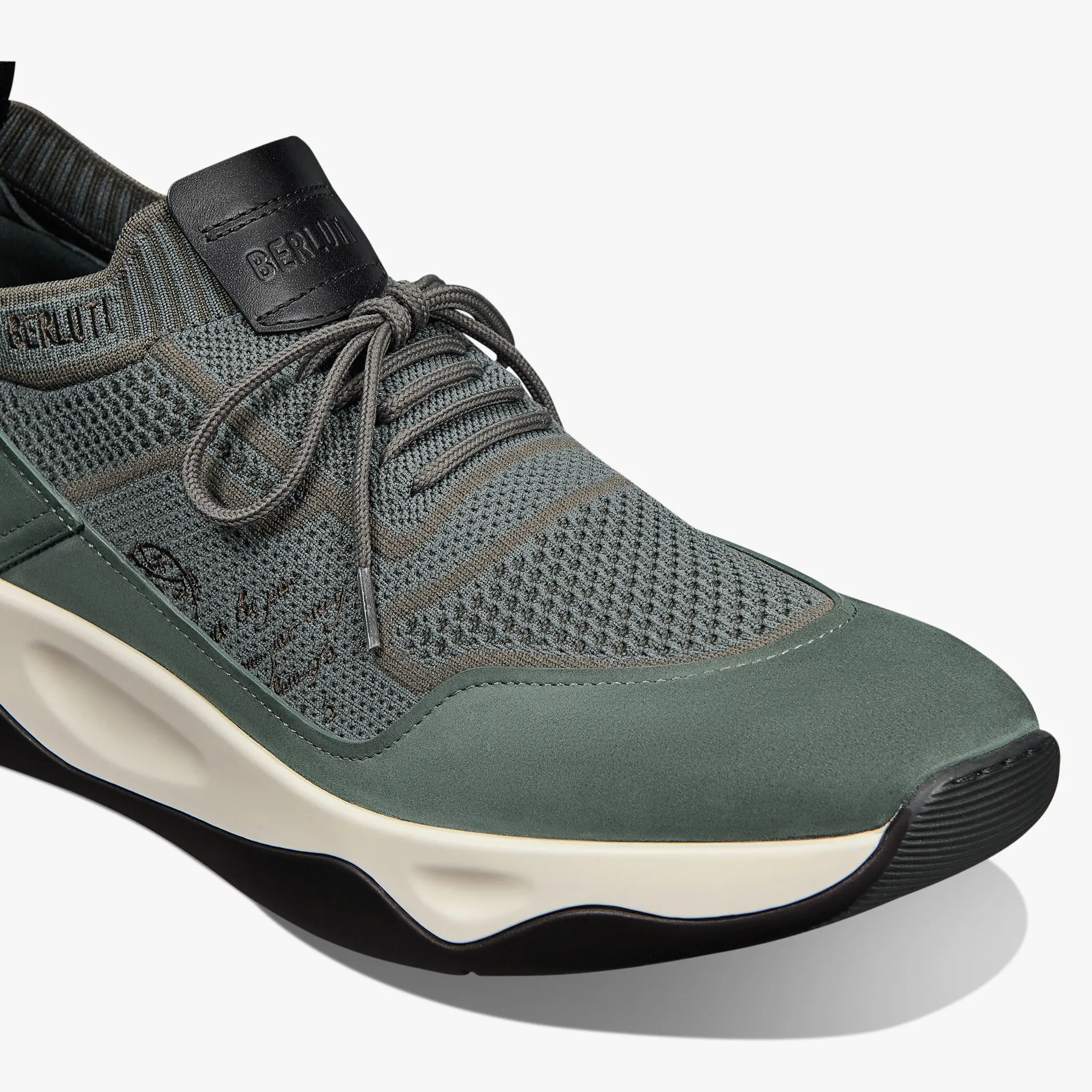 Berluti Sneaker Shadow En Maille Et Cuir | Sneakers | Shadow