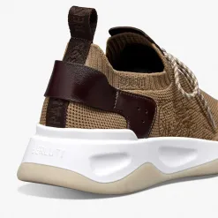 Berluti Sneaker Shadow En Scritto Knit Et Cuir De Veau | Sneakers | Shadow