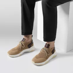 Berluti Sneaker Shadow En Scritto Knit Et Cuir De Veau | Sneakers | Shadow