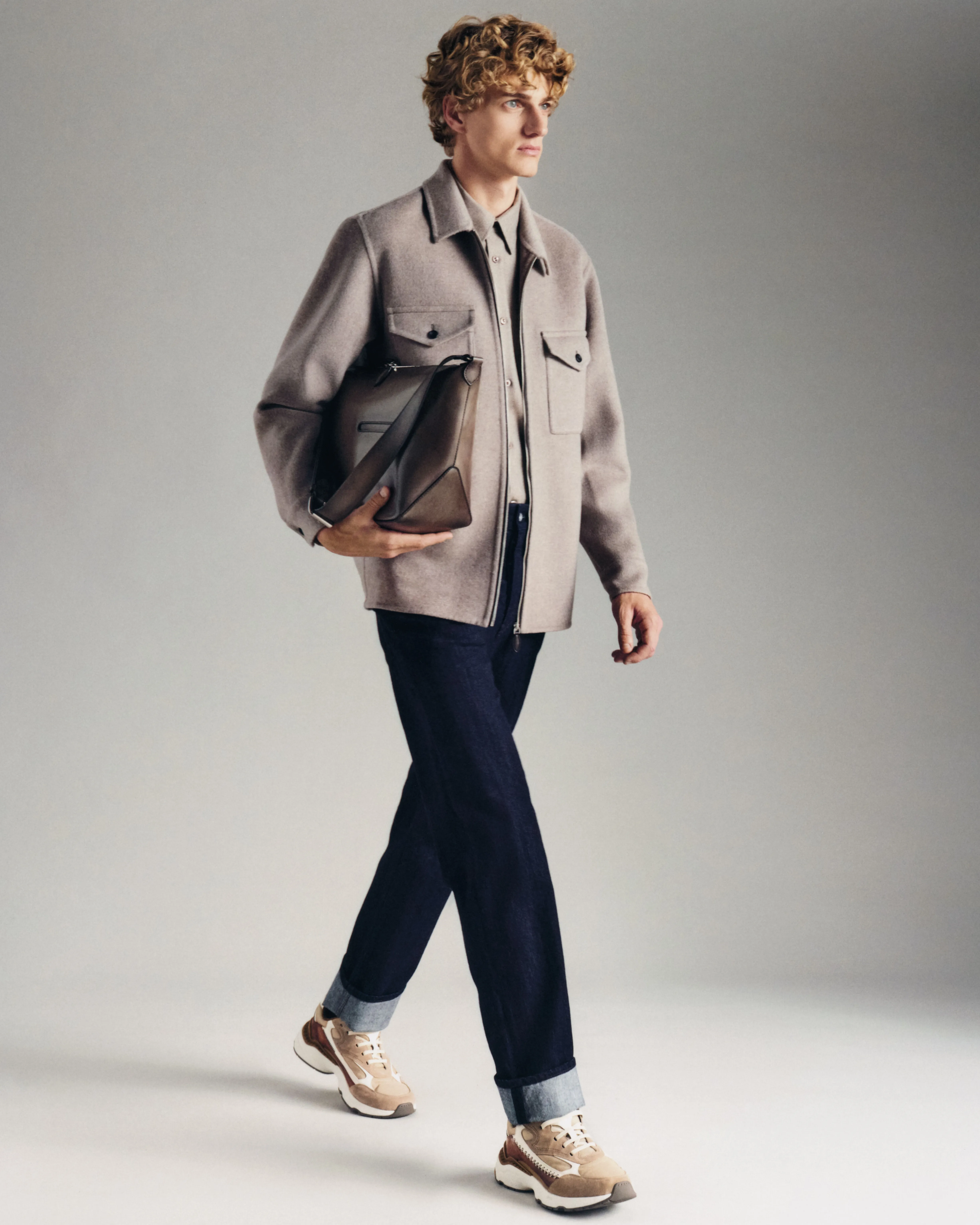 Berluti Sneaker Skyrunning En Cuir Et Nylon | Sneakers