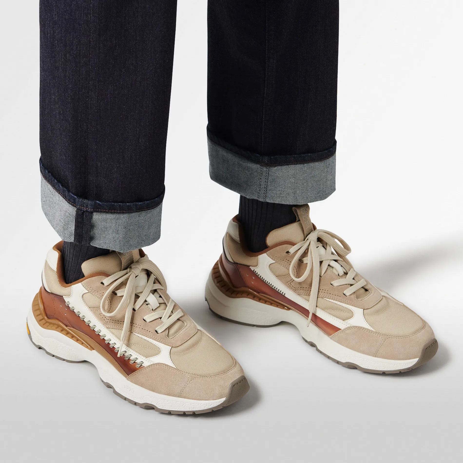 Berluti Sneaker Skyrunning En Cuir Et Nylon | Sneakers