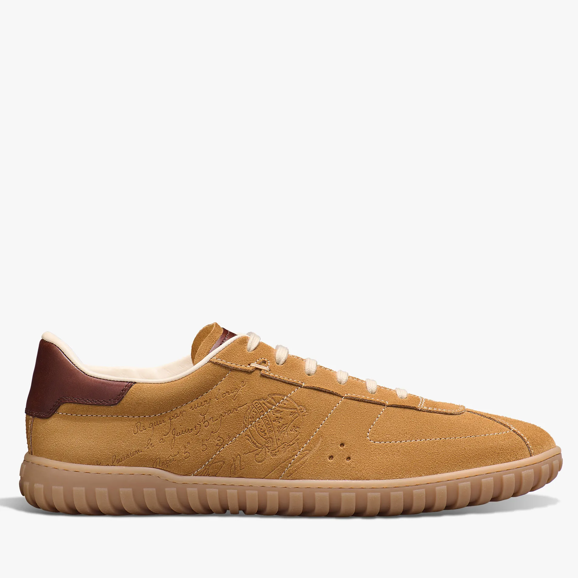 Berluti Sneaker Trainer En Veau Velours Scritto | Sneakers