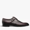 Berluti Soulier &agrave; boucle Rapi&eacute;c&eacute;-Repris&eacute; en cuir Scritto | Mocassins & Boucles