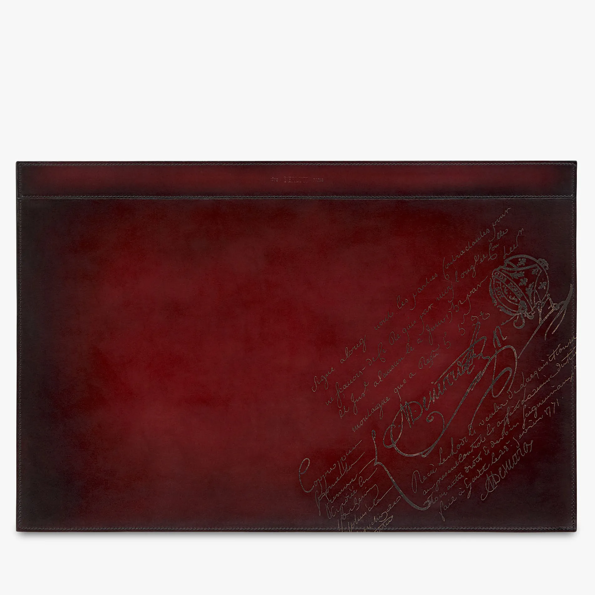 Berluti Sous-main En Cuir Venezia Scritto Swipe | Objets, High-tech & Lifestyle