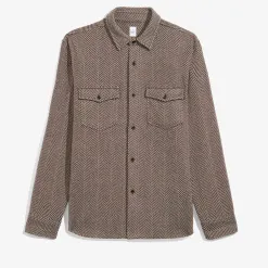 Berluti Surchemise En Cachemire À Motifs Chevron | Chemises