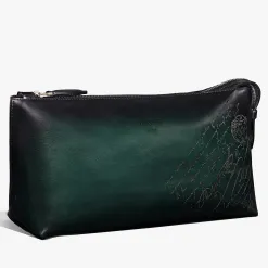 Berluti Trousse De Toilette Ivy En Cuir Scritto Swipe | Sacs De Voyage | Housses & Étuis
