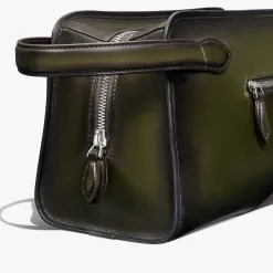 Berluti Trousse De Toilette Morning En Cuir Scritto | Pochettes