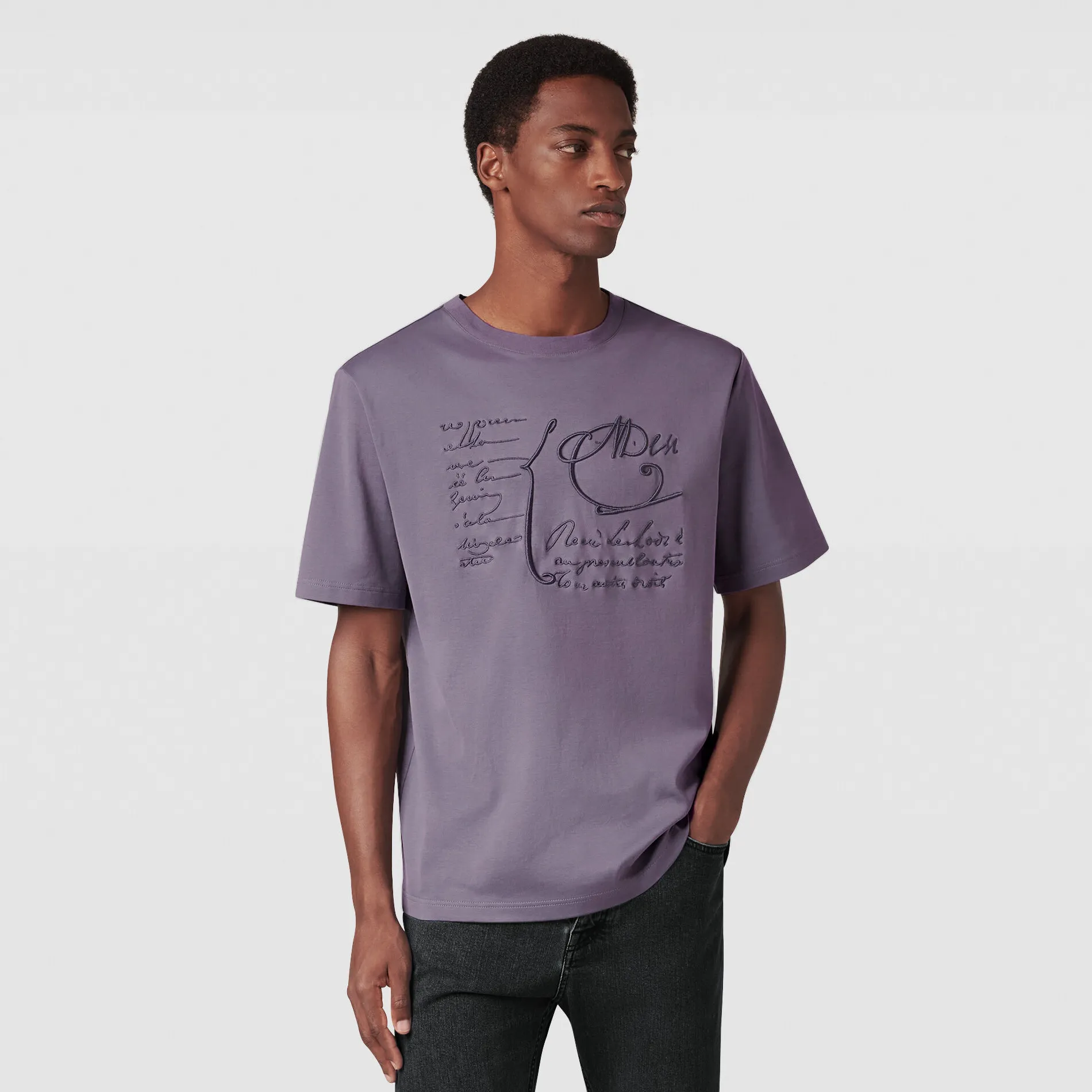 Berluti T-shirt &agrave; Broderie Scritto | Polos & T-shirts