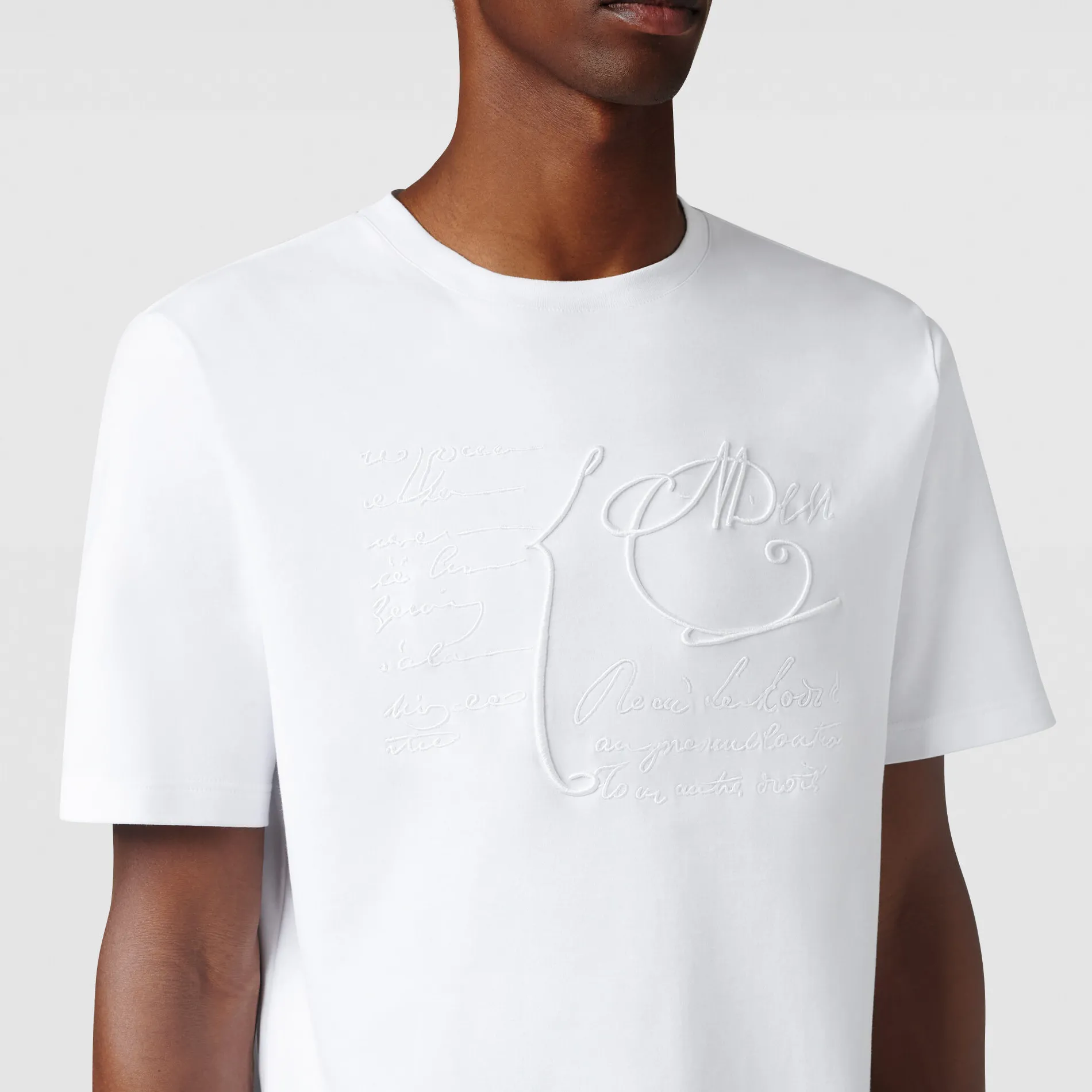Berluti T-shirt &agrave; Broderie Scritto | Polos & T-shirts