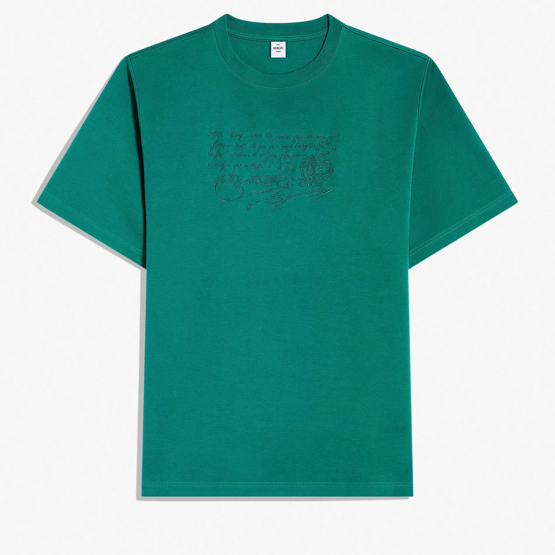 Berluti T-Shirt Avec Broderie Scritto | Polos & T-shirts