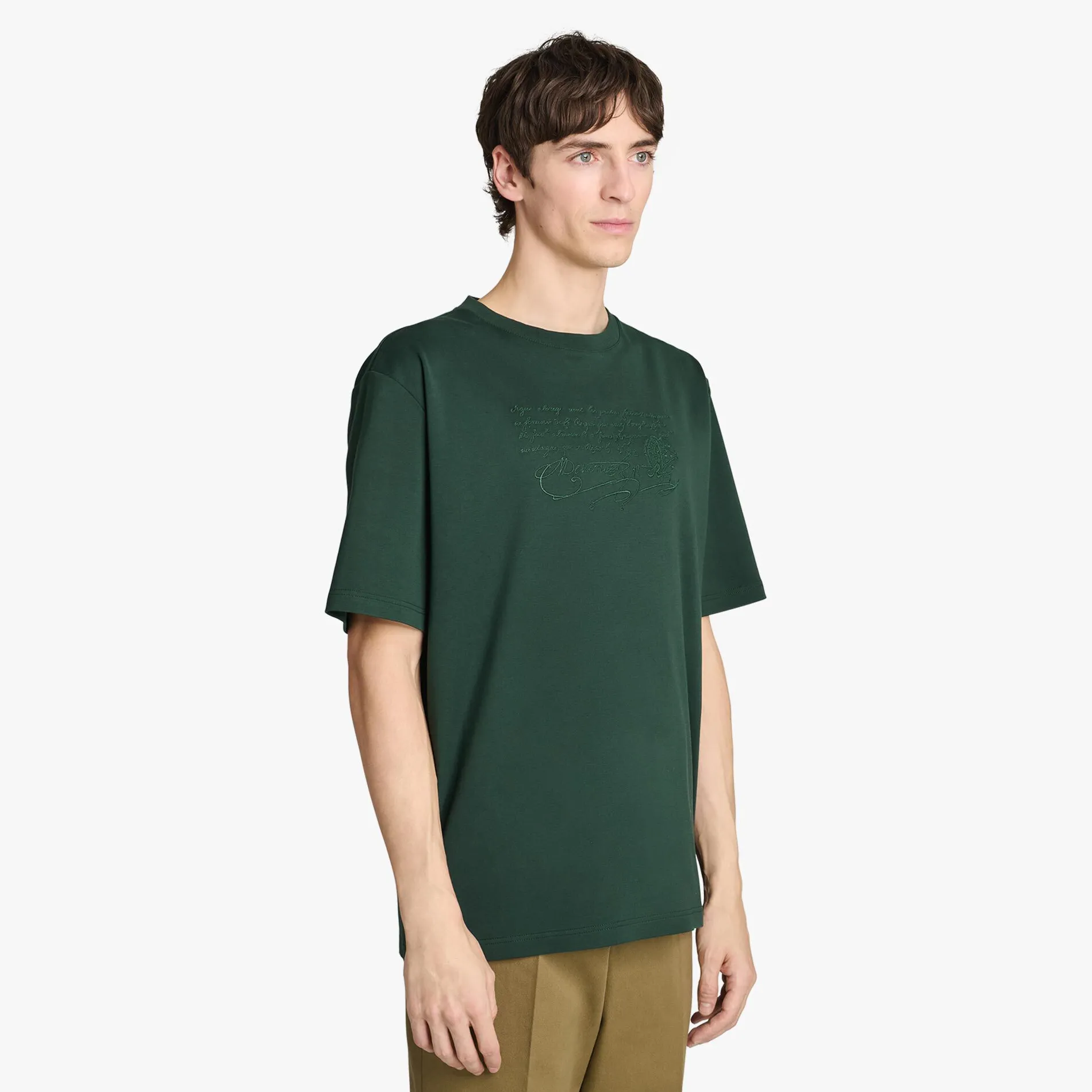 Berluti T-Shirt Avec Broderie Scritto | Polos & T-shirts
