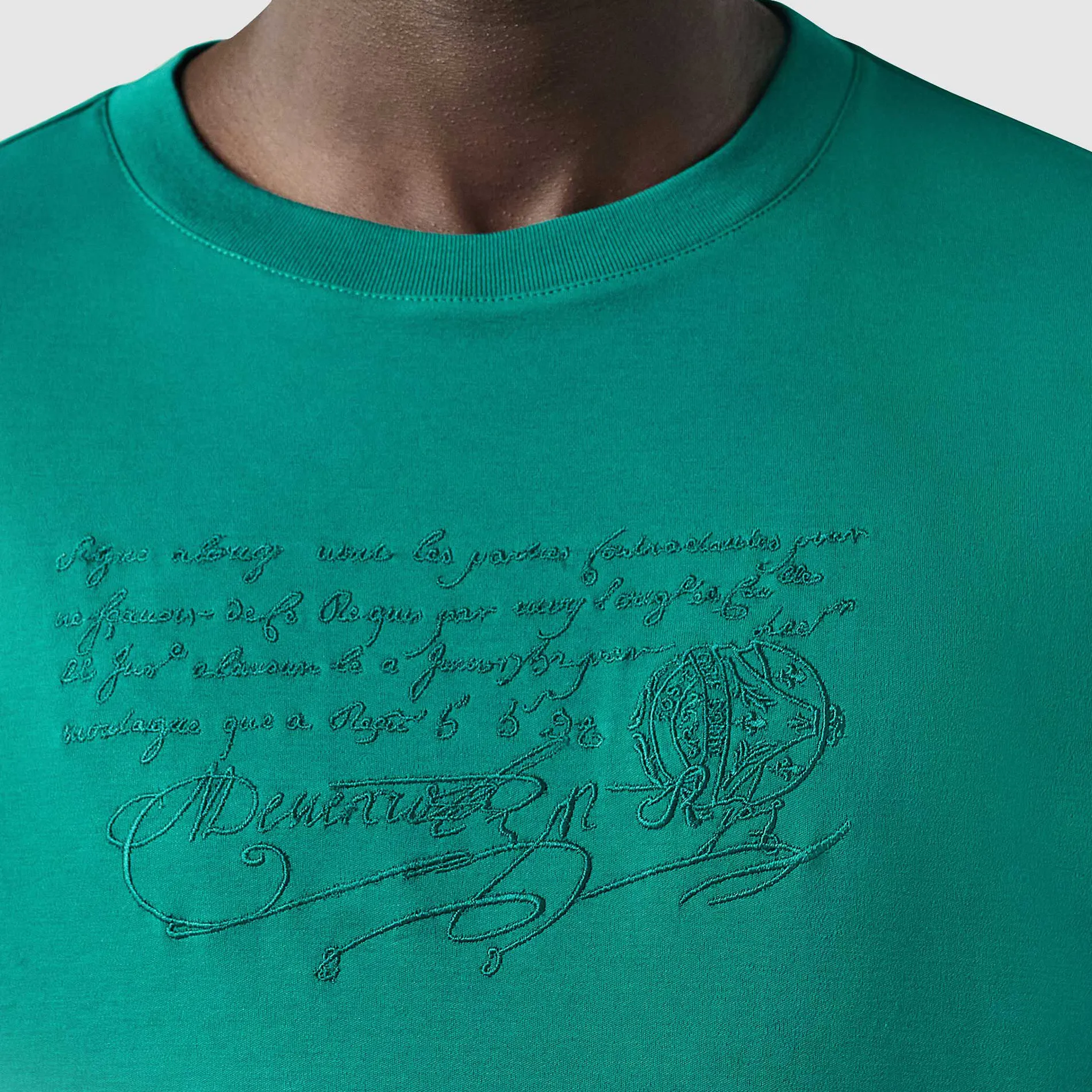 Berluti T-Shirt Avec Broderie Scritto | Polos & T-shirts