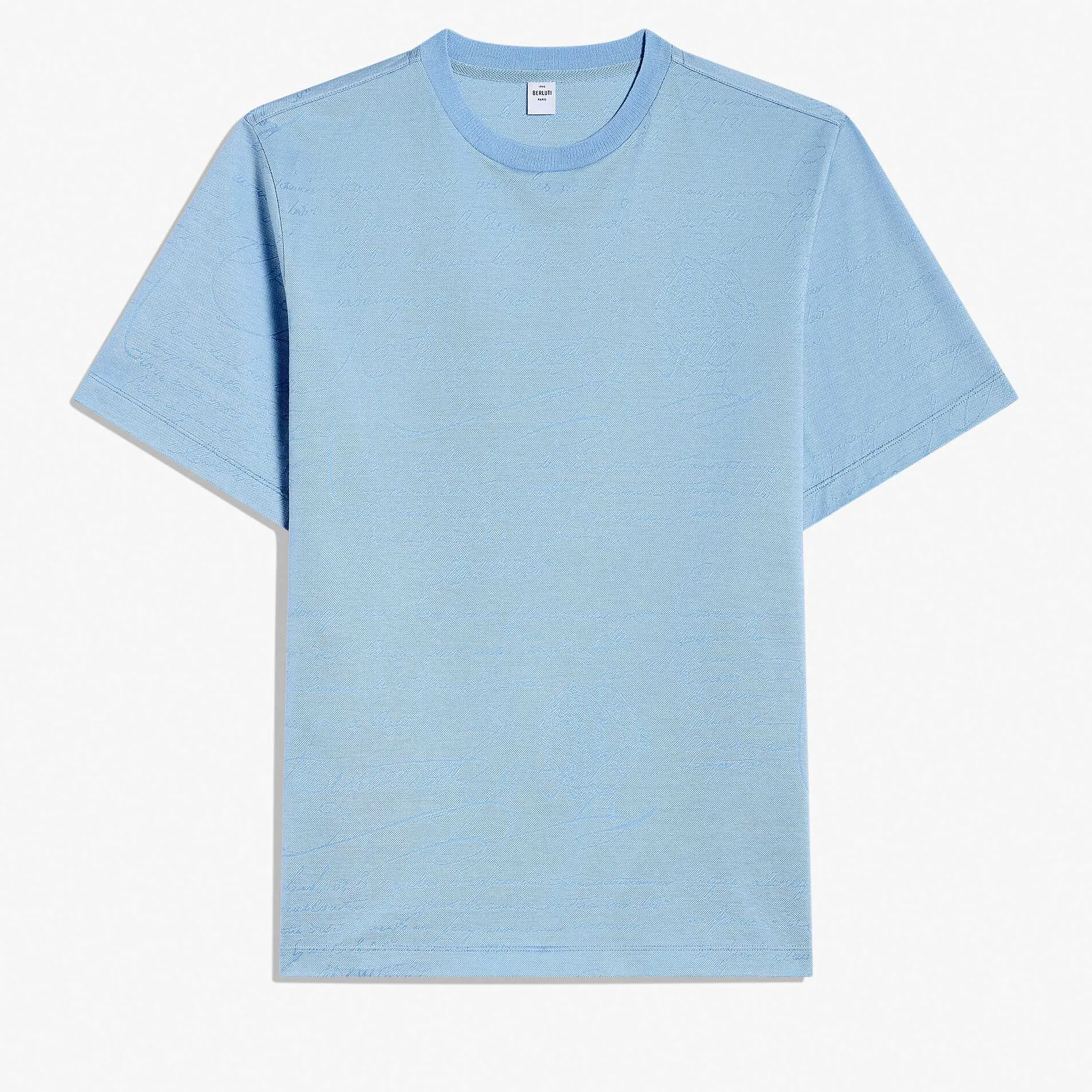 Berluti T-Shirt En Jacquard Scritto | Polos & T-shirts