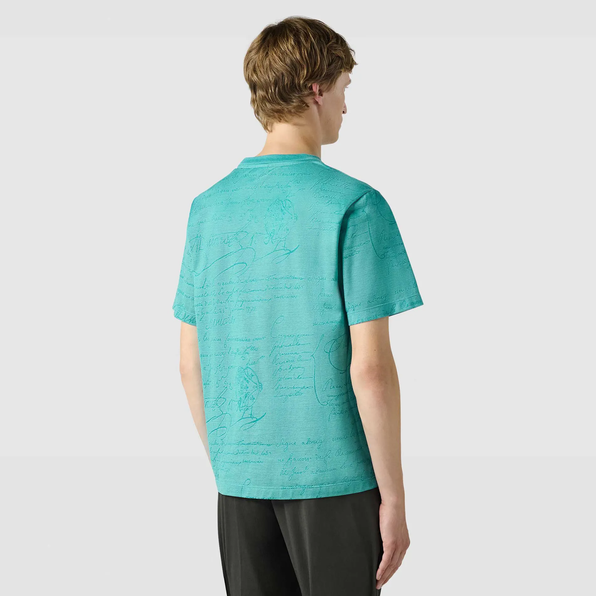 Berluti T-Shirt En Jacquard Scritto | Polos & T-shirts