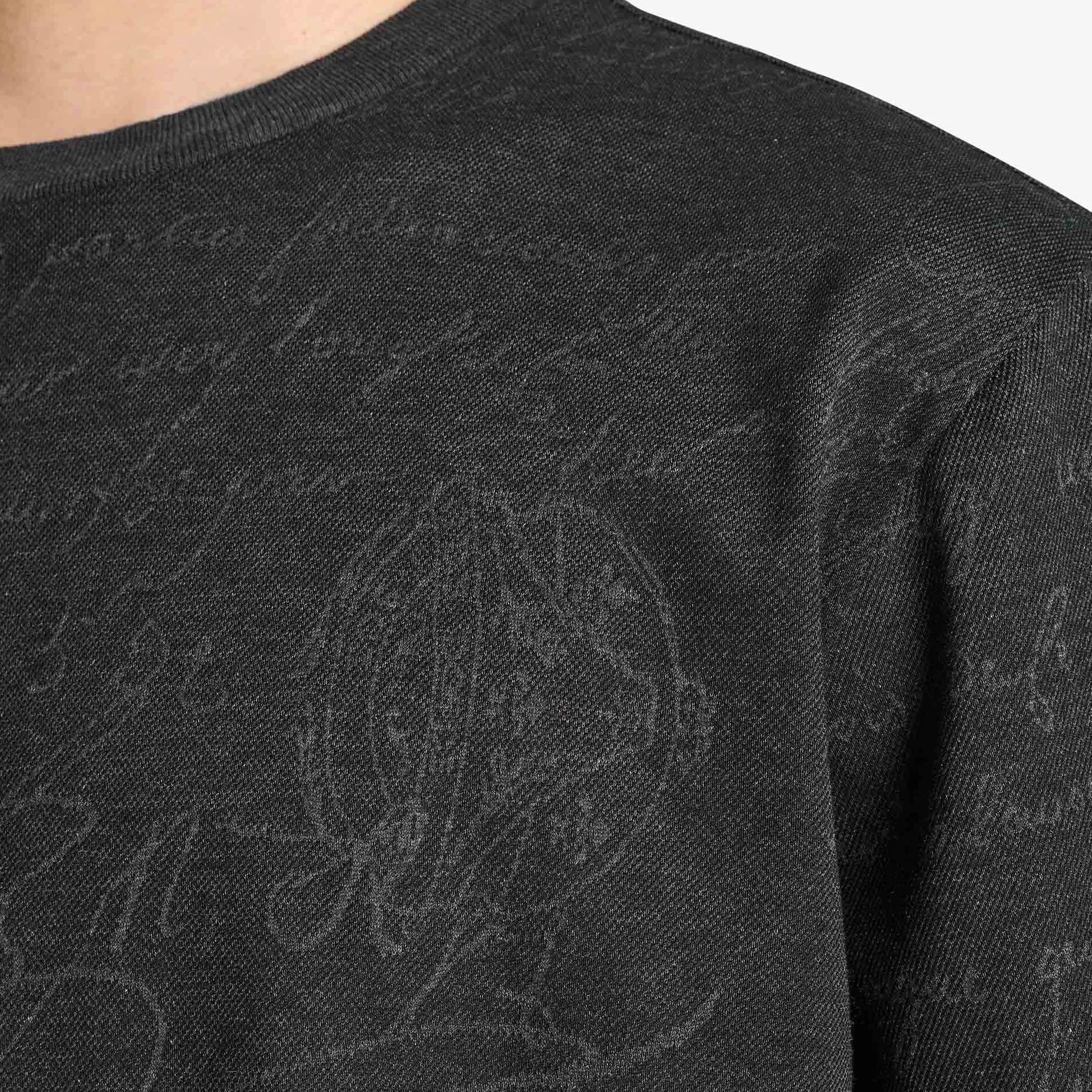 Berluti T-Shirt En Jacquard Scritto All-Over | Polos & T-shirts